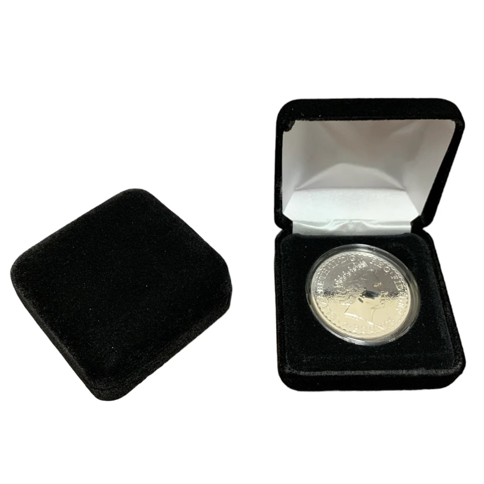 JP's Corner Brand Black Velvet Display Boxes – The Coin