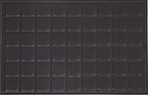 Falcon Coin Display Trays: 1½" x 1½" Holders by Edgar Marcus - BLACK