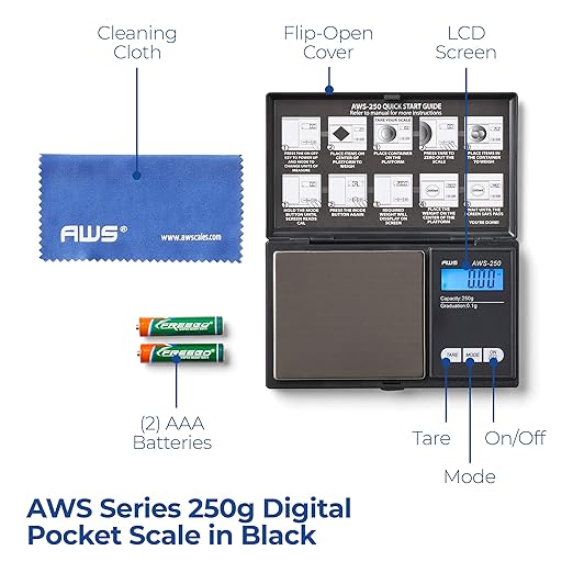 American Weigh Scales - AWS-250 Gram Precision Scale