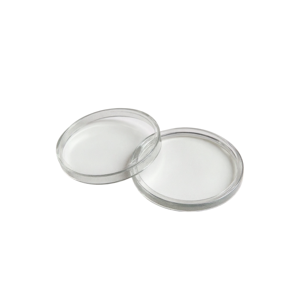 CoinCaps 39mm Direct-Fit Silver Round Coin Capsules