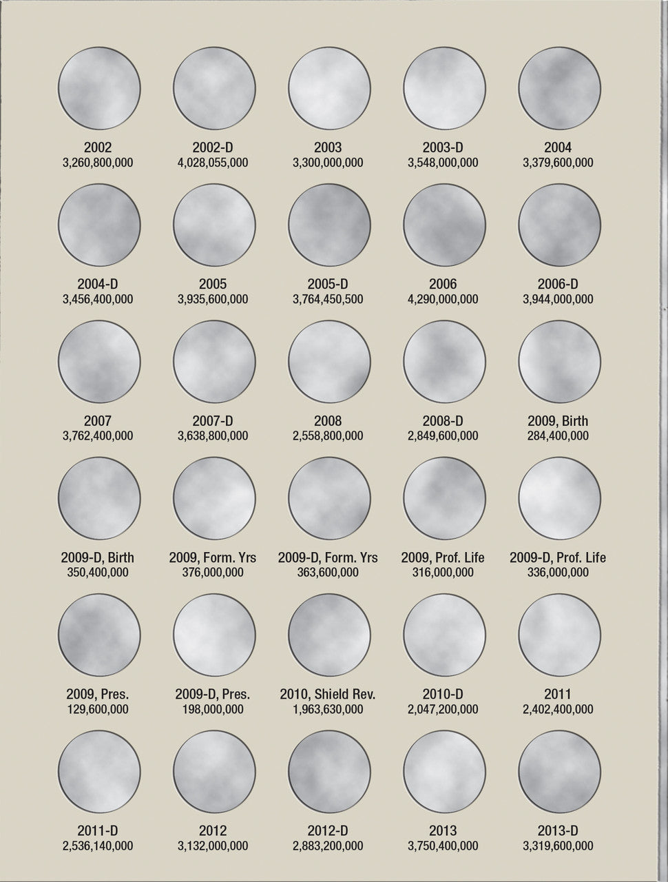 Harris Folder: Lincoln Cents #3 1975- 2013 #2674