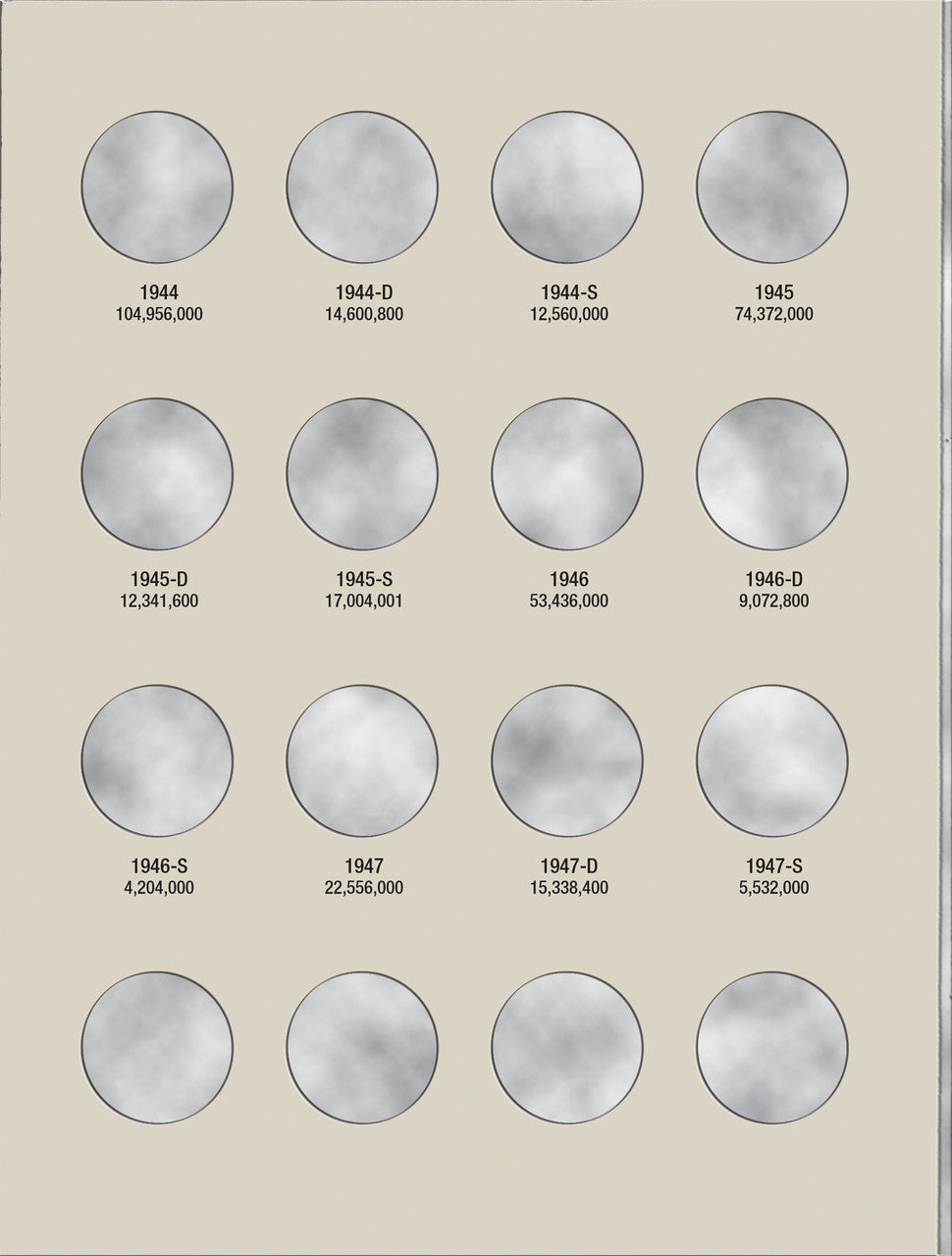 Harris Folder: Washington Quarters #1 1932-1947 #2688