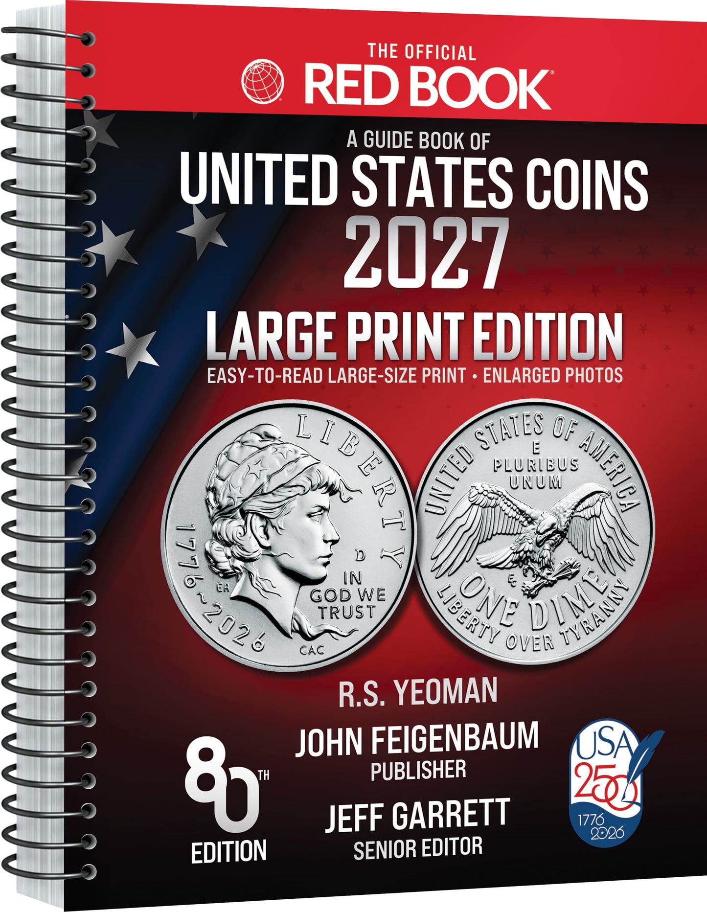 Whitman Red Book Large Print 2027