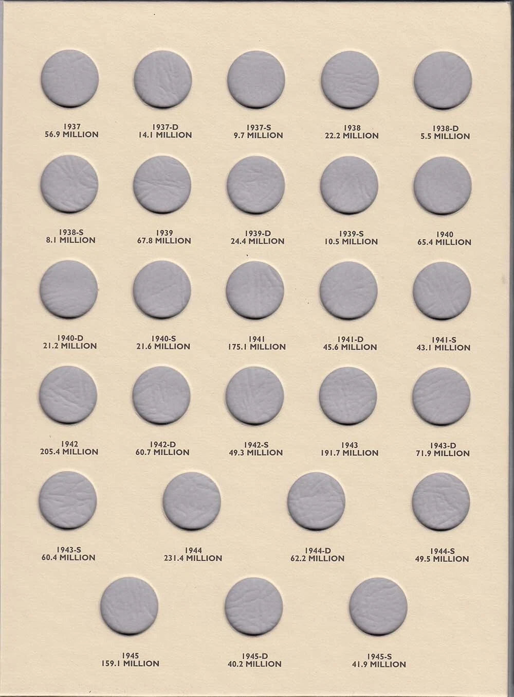 Littleton Folder: Mercury Dimes 1916-1945 LCF20