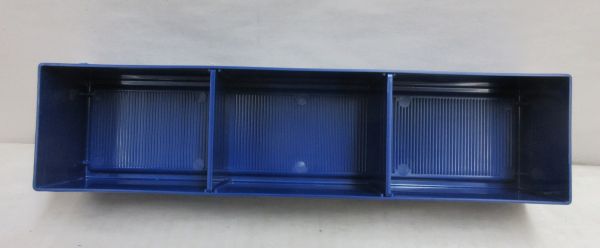 Whitman Blue Plastic Single Row 2x2 Box