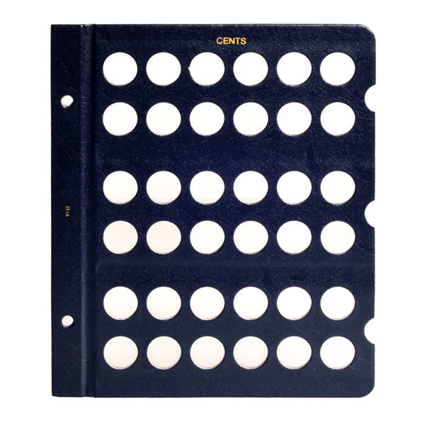 Whitman Albums: Blank Page Cents