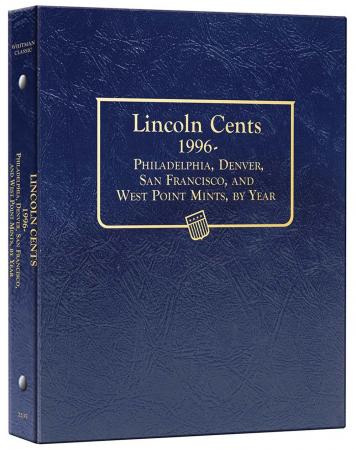 Whitman Albums: Lincoln Cents - Years: 1996-2024, P,D,S & W Mints, #4919