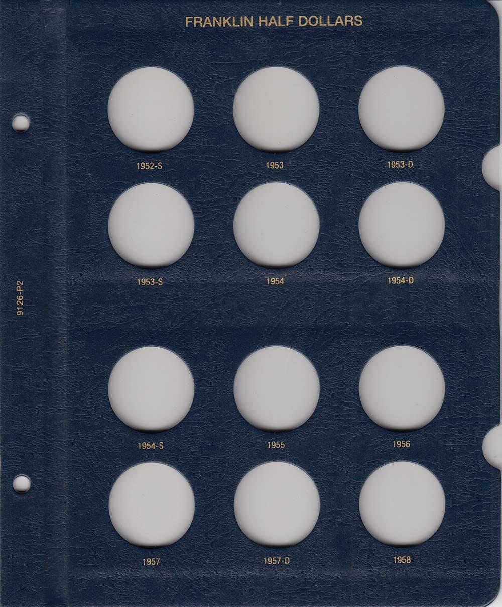 Whitman Albums: Franklin Half Dollars- 1948-1963 #9126