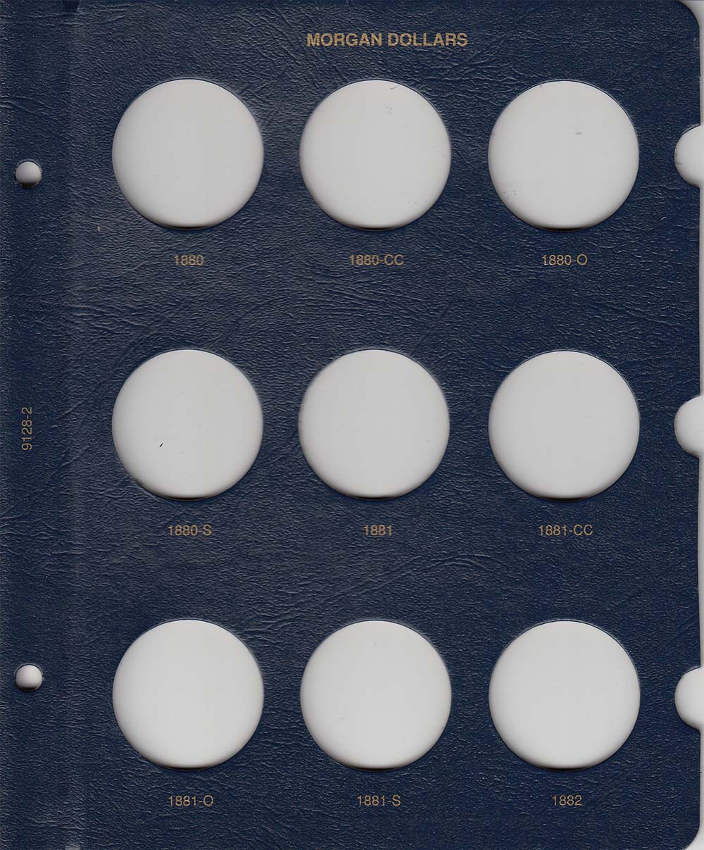 Whitman Albums: Morgan Silver Dollars -1878-1891 #9128
