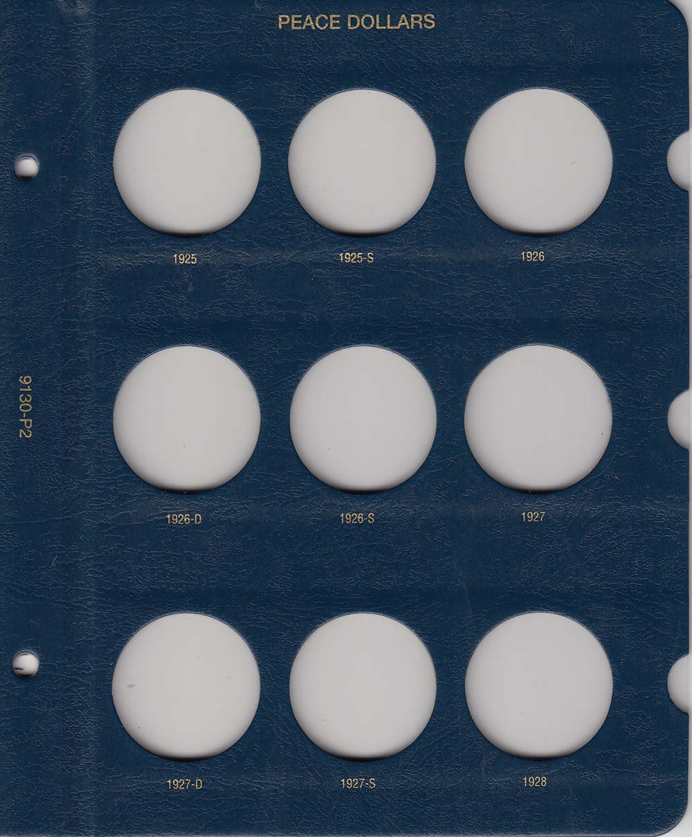 Whitman Albums: Peace Dollars -1921-1935 #9130