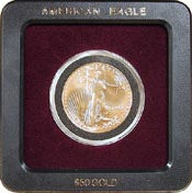 Air-Tite Frame Holder with Air-Tite for $25 Gold Eagle