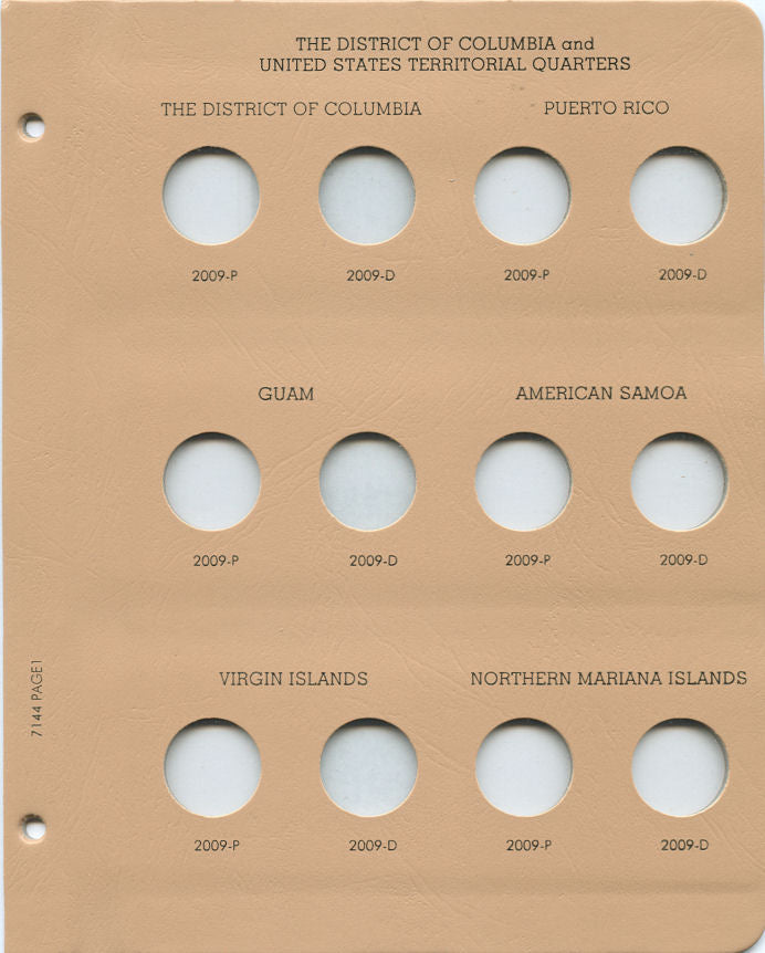 Dansco Blank Page #7143 for Territories P&D