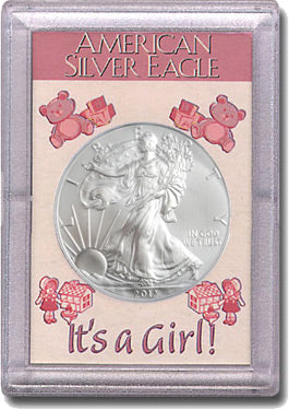 HE Harris Frosty Case for Silver Eagles: It's A Girl!