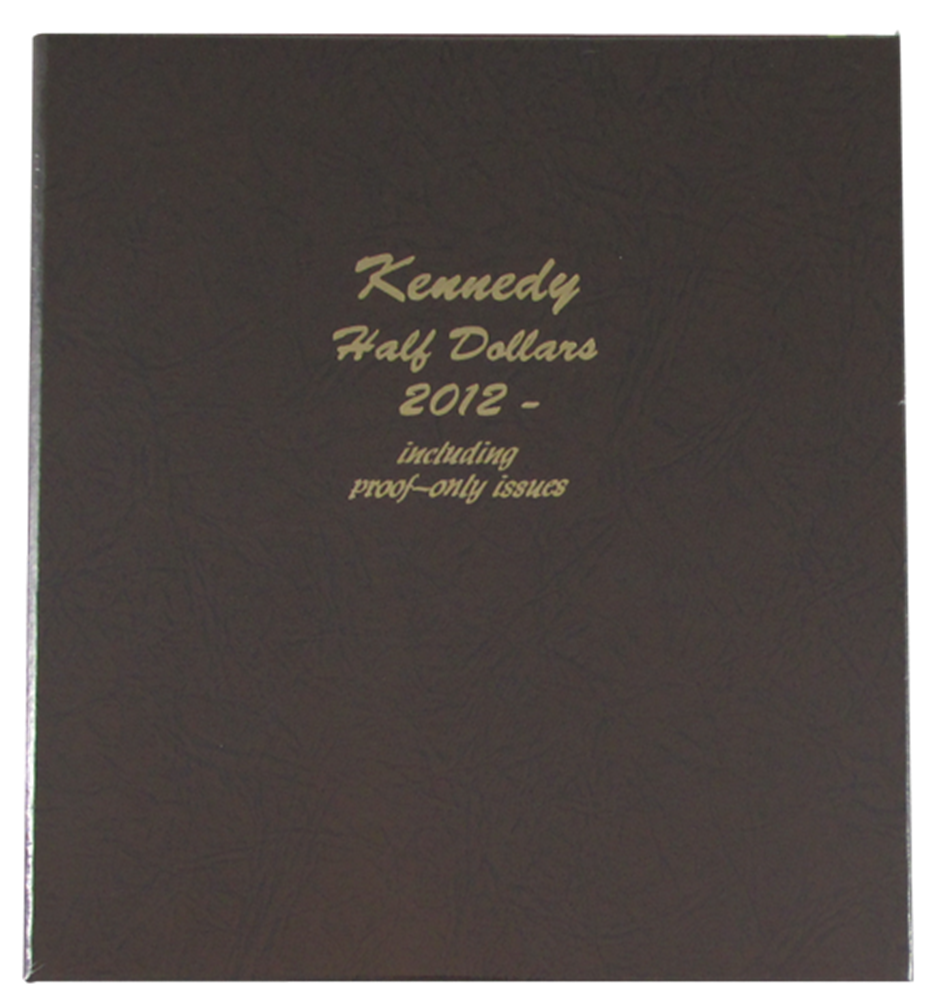 Dansco Album #8167 for Kennedy Half Dollars: 2012-Date w/proofs