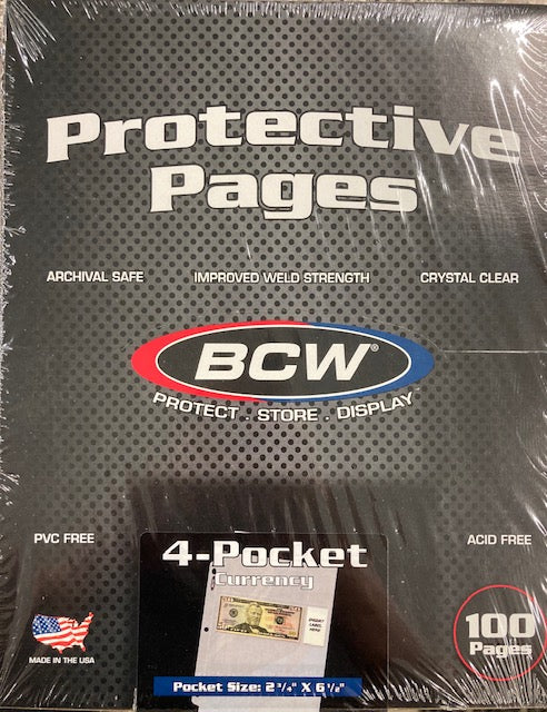 Trading Card Album 4-Pocket Pages Blue by BCW Team Set Folder Trading Card Album 4-Pocket Pages Blue by BCW Team Set Folder