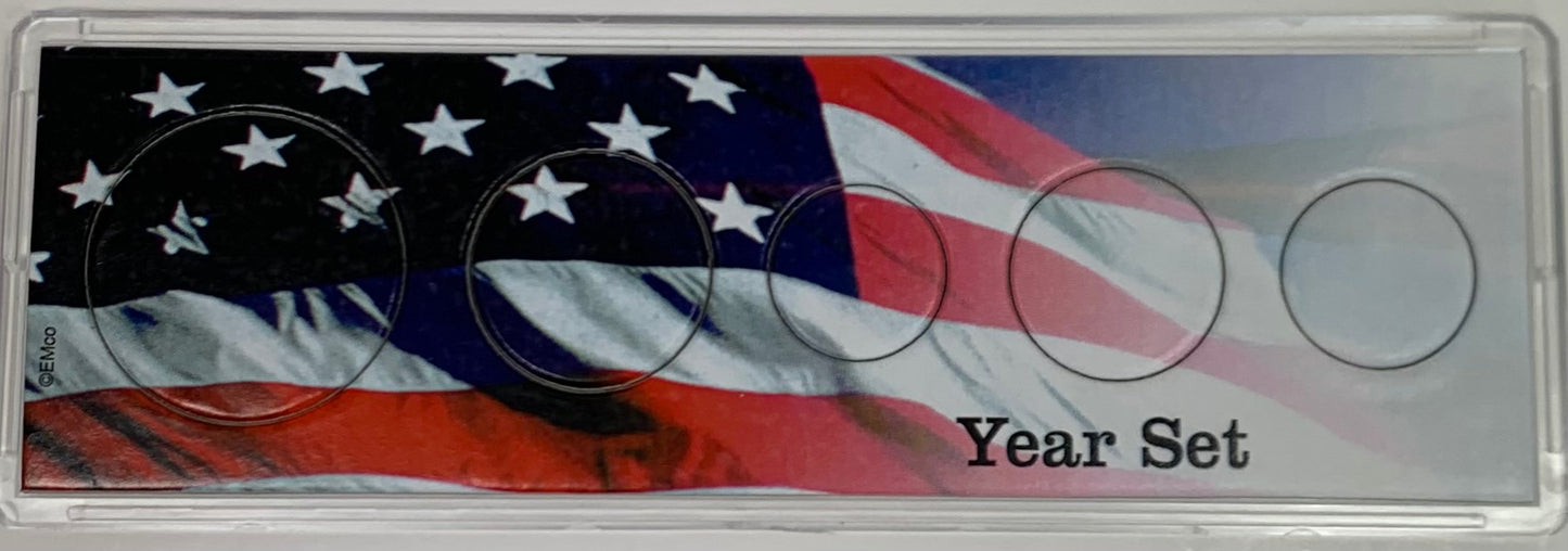 Marcus 5-coin Birthyear Snaplock Holder - Flag