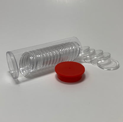 Coin Capsule Storage Tubes for Model "A" Air-Tites #RED7800