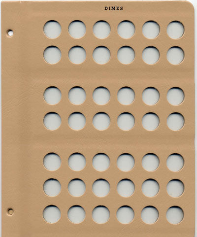 Dansco Album - Blank Page Dimes