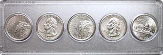 Marcus Mint and Proof Set Case: 5 Quarters