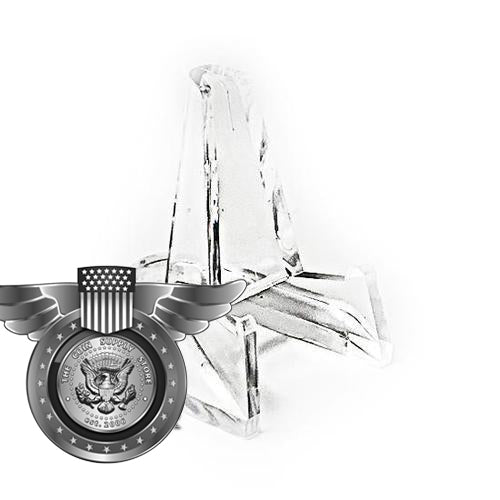 Small Display Easels - Clear