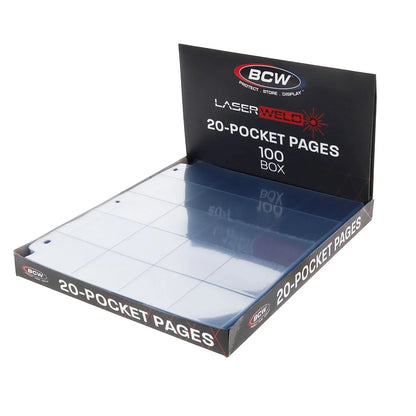 BCW 20 Pocket 2x2 Pages