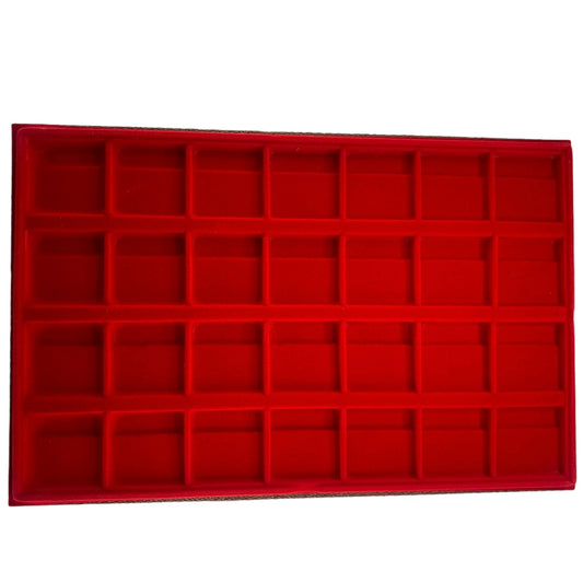 Falcon Coin Display Tray: For 2x2 Holders by Edgar Marcus - RED