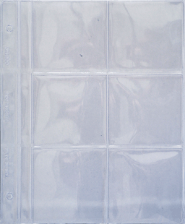 Dansco 6-Pocket Vinyl Album Page for 2.5 x 2.5 Holders