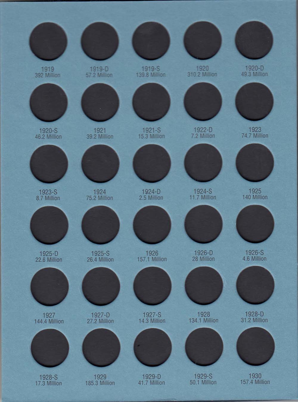 Whitman Folder: Lincoln Cents #1 1909-1940 #9004