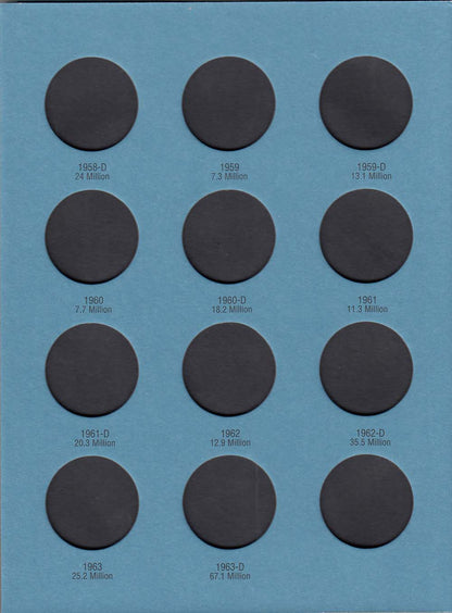 Whitman Folder: Franklin Half Dollars- 1948-1963 #9032