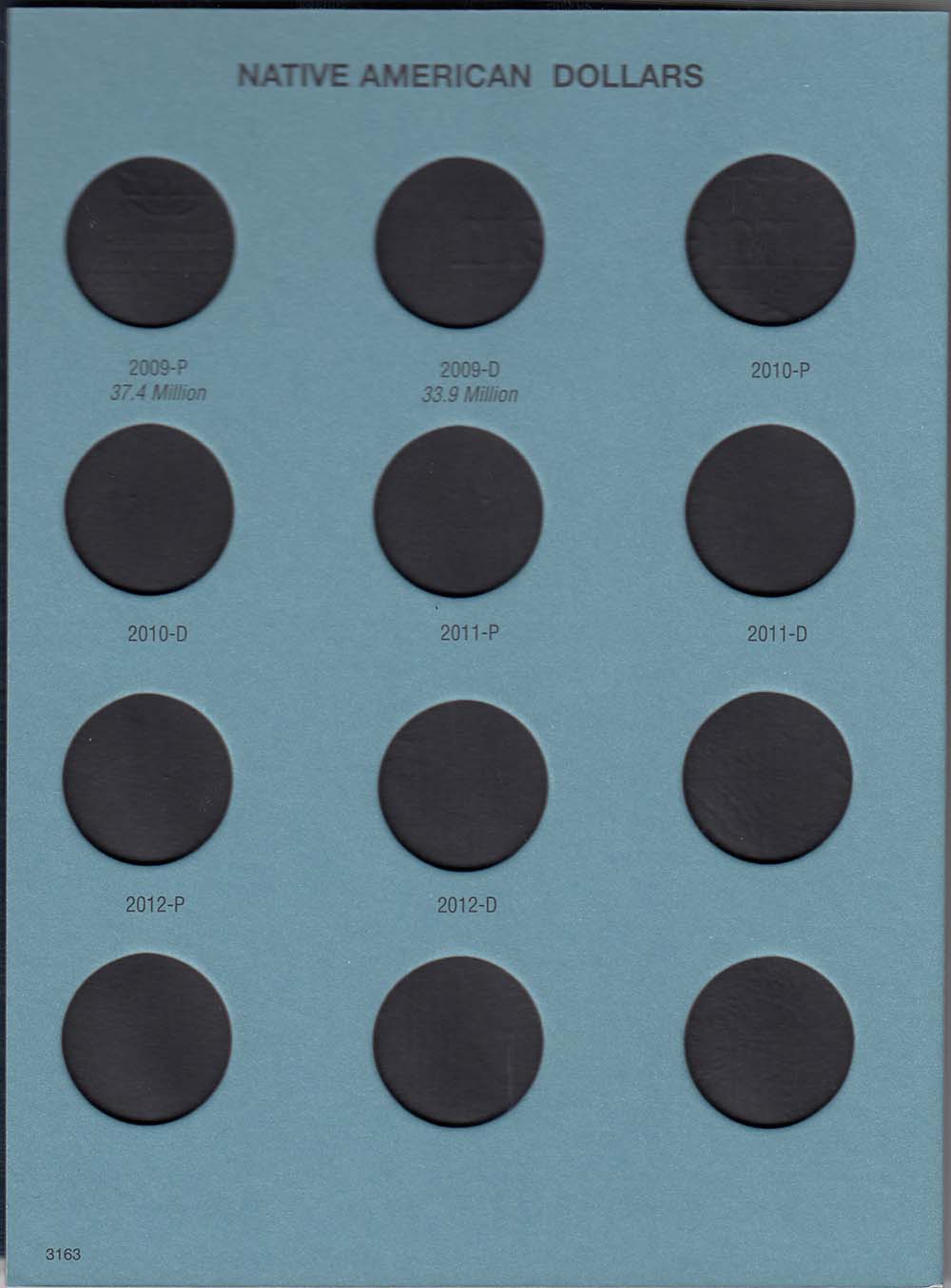 Whitman Folder: Native American Dollars: 2009- P&D #3163