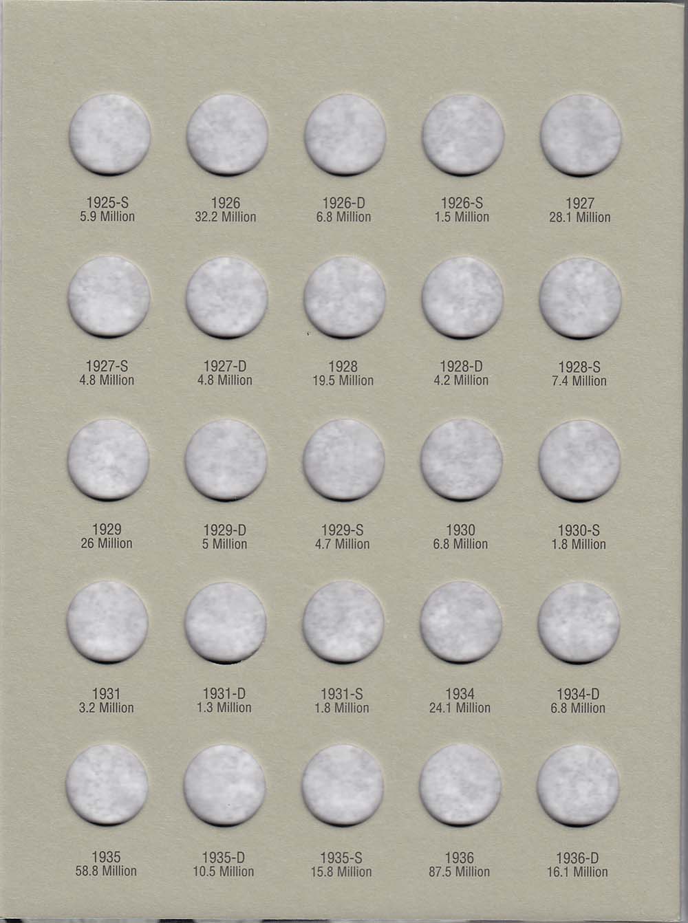 Harris Folder: Mercury Dimes 1916-1945 #2683