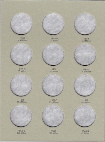 Harris Folder: Franklin Half Dollars 1948-1963 #2695