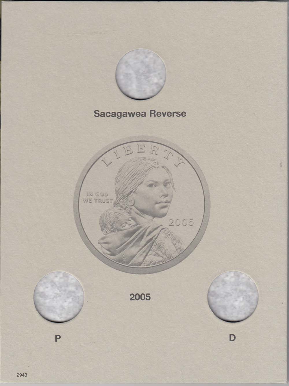 Harris Folder: Sacagawea Dollars - 2005-2008 #2943