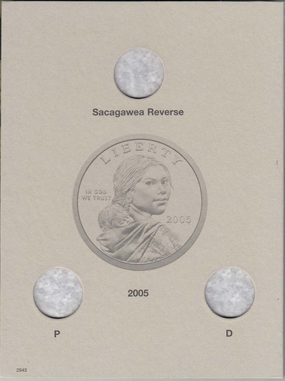 Harris Folder: Sacagawea Dollars - 2005-2008 #2943