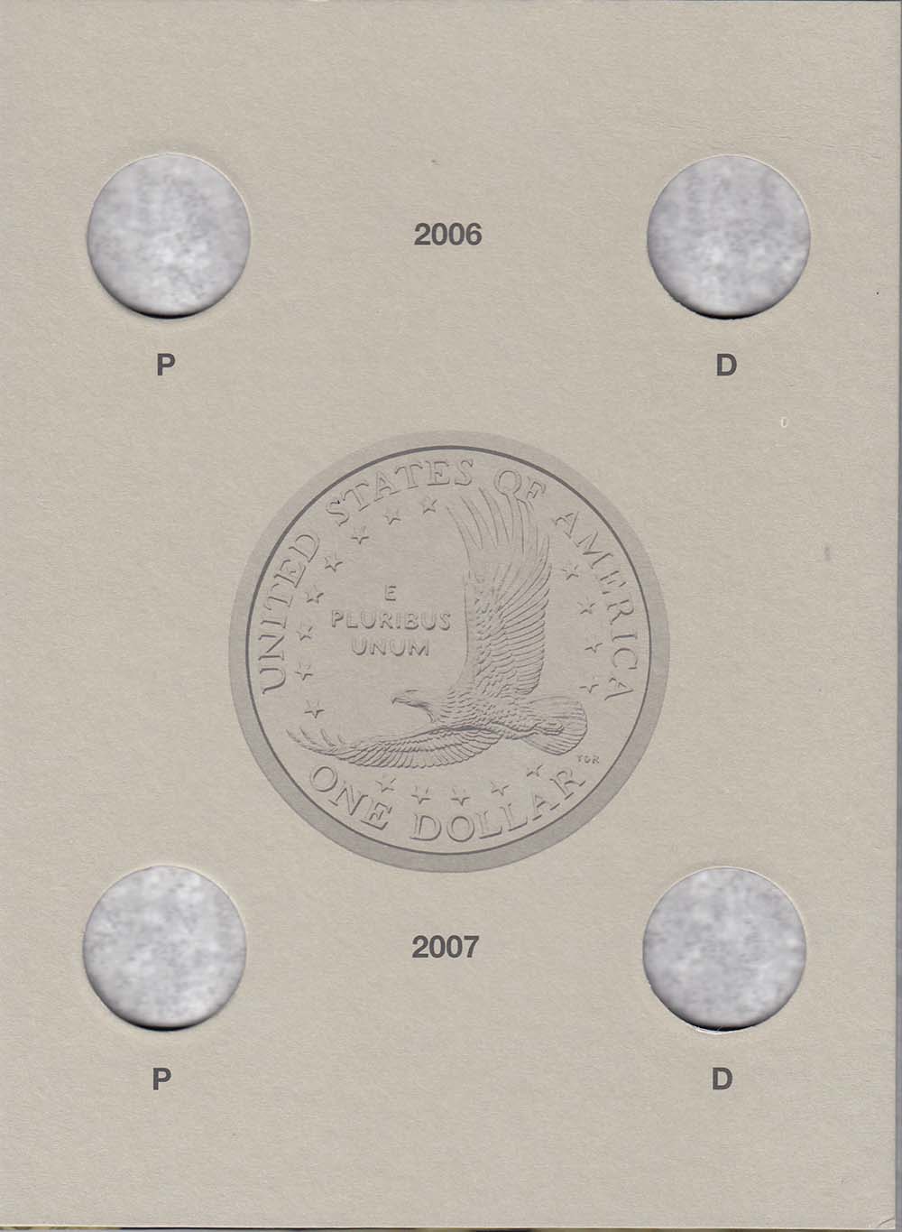 Harris Folder: Sacagawea Dollars - 2005-2008 #2943