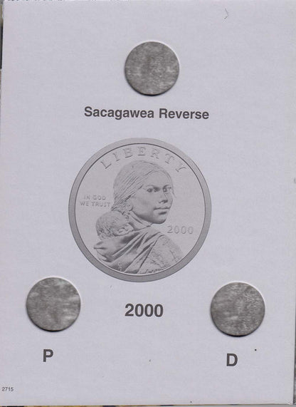 Harris Folder: Sacagawea Dollars - 2000-2004 #2715