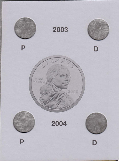 Harris Folder: Sacagawea Dollars - 2000-2004 #2715