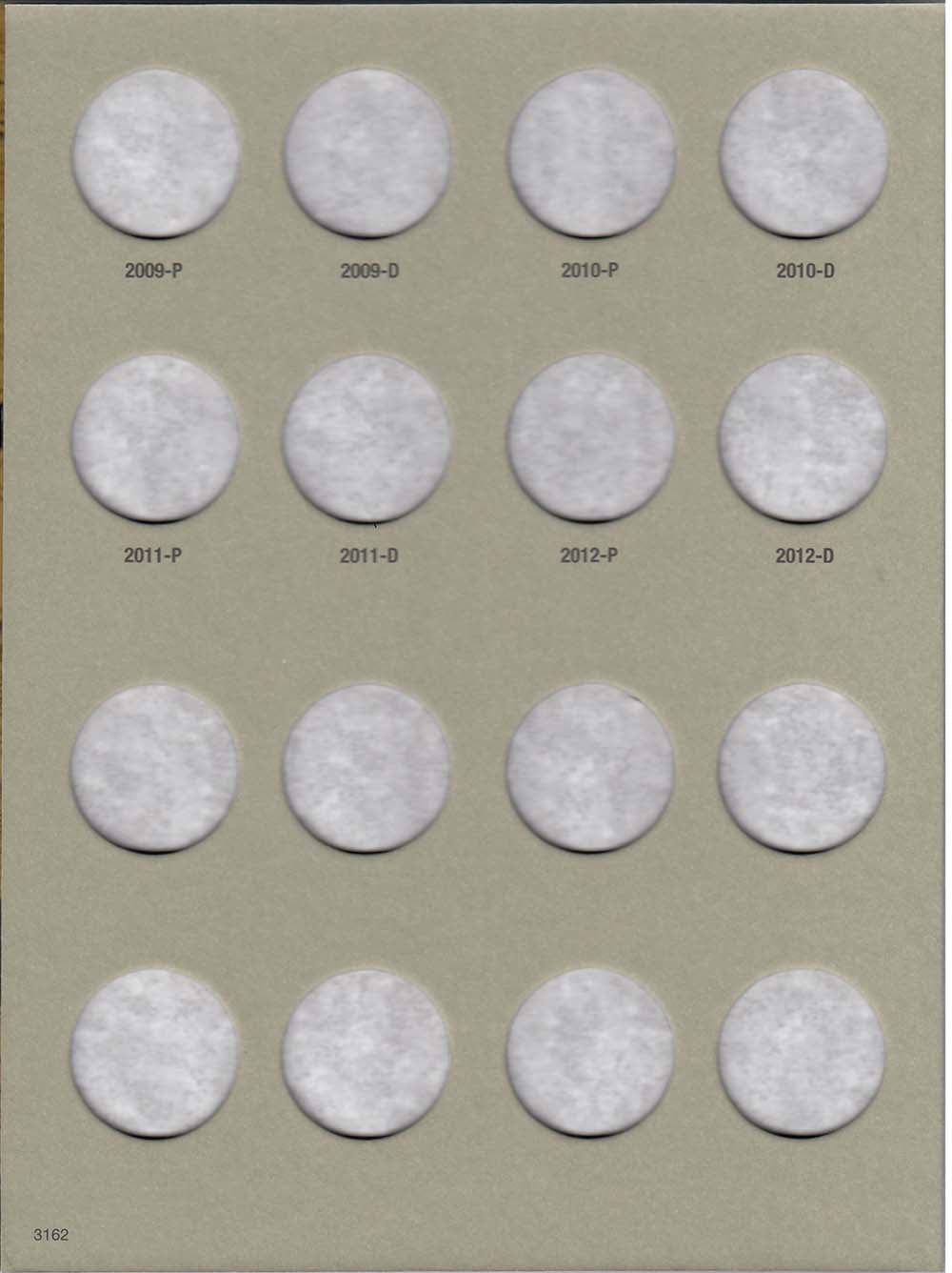 Harris Folder: Native American Dollars 2009- #3162