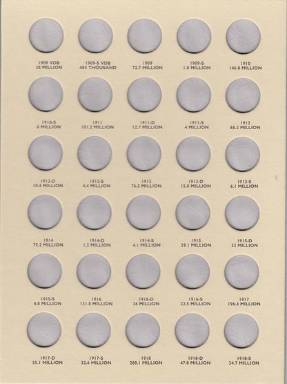 Littleton Folder: Lincoln Cents 1909-1929 LCF18