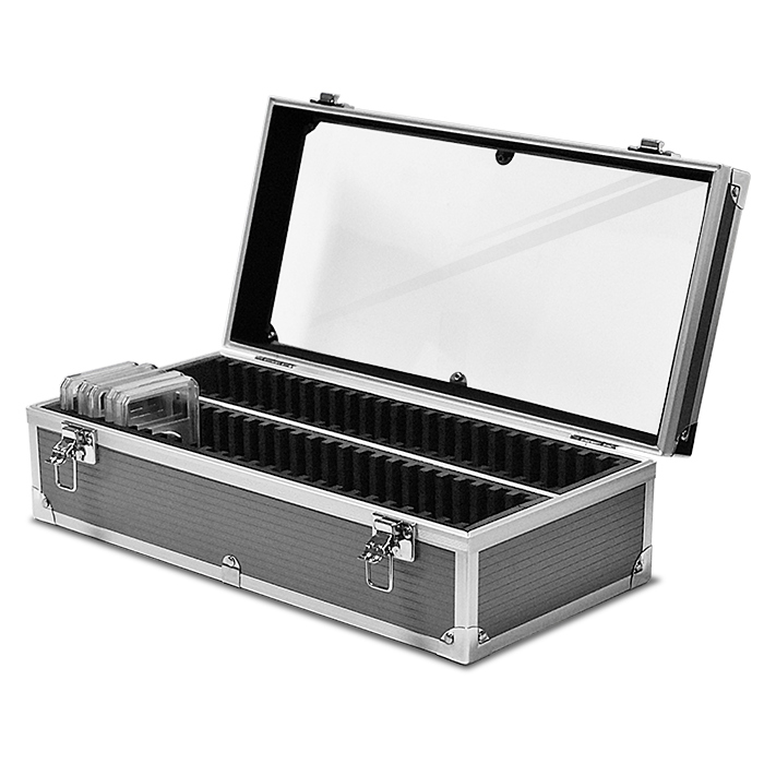 Falcon Series 50 Slab Box - Clear Top - Graphite - 668887
