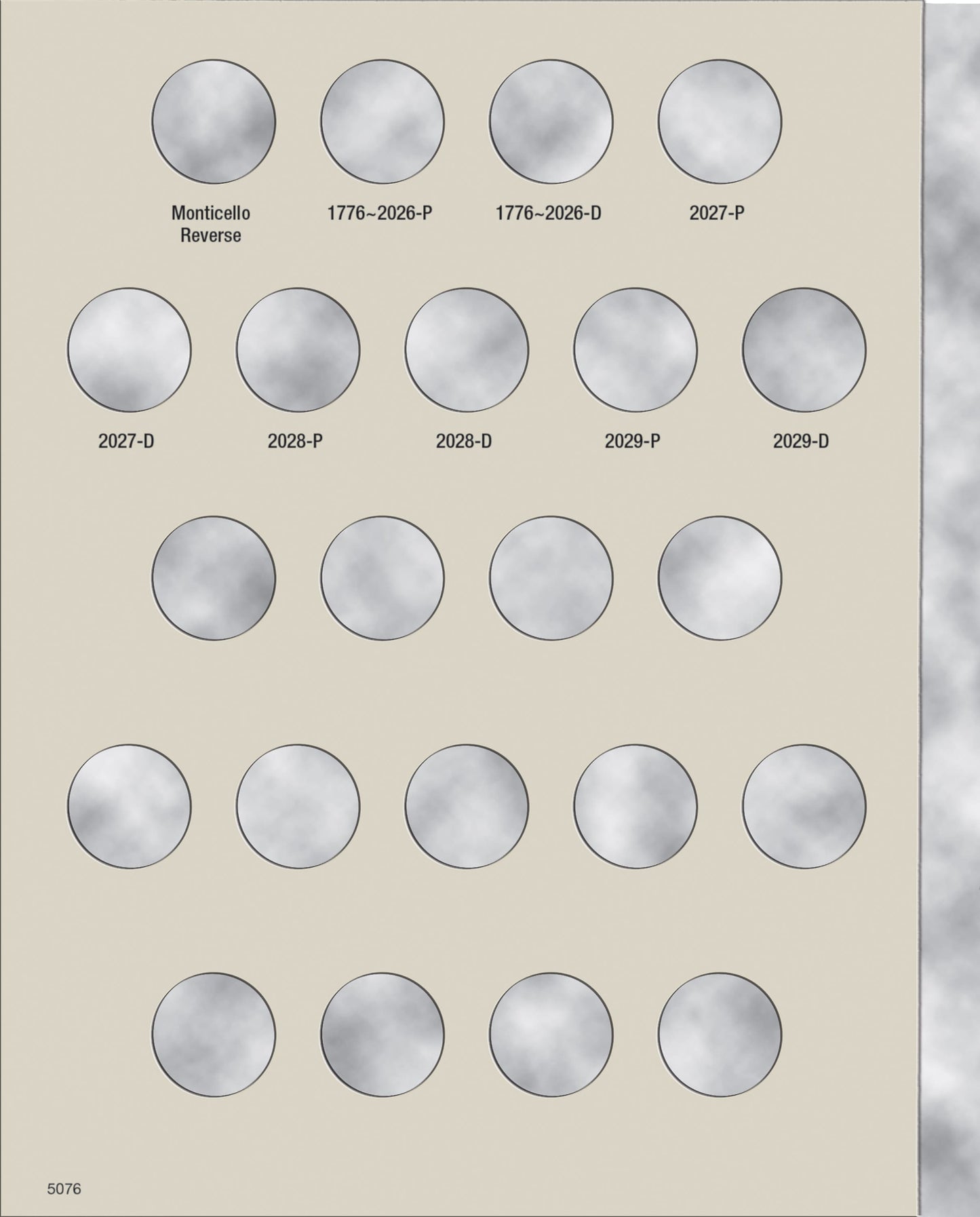 Harris Folder: Jefferson Nickels #4 Starting 2026 #5076