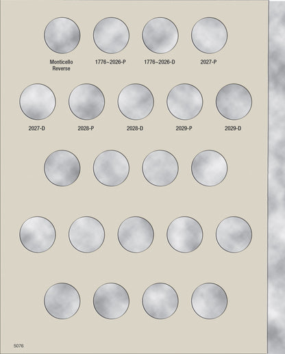 Harris Folder: Jefferson Nickels #4 Starting 2026 #5076