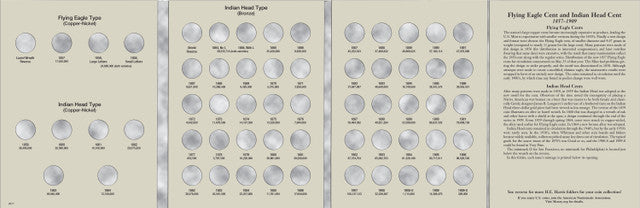 Harris Folder: Indian Head Cents 1857-1909 #2671