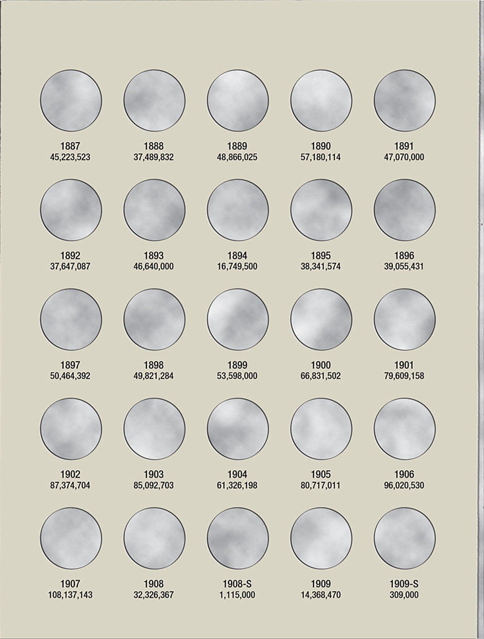 Harris Folder: Indian Head Cents 1857-1909 #2671