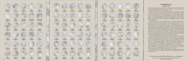 Harris Folder: Lincoln Cents #2 1941-1974 #2673