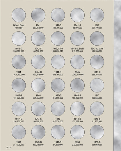 Harris Folder: Lincoln Cents #2 1941-1974 #2673