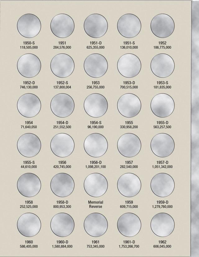 Harris Folder: Lincoln Cents #2 1941-1974 #2673