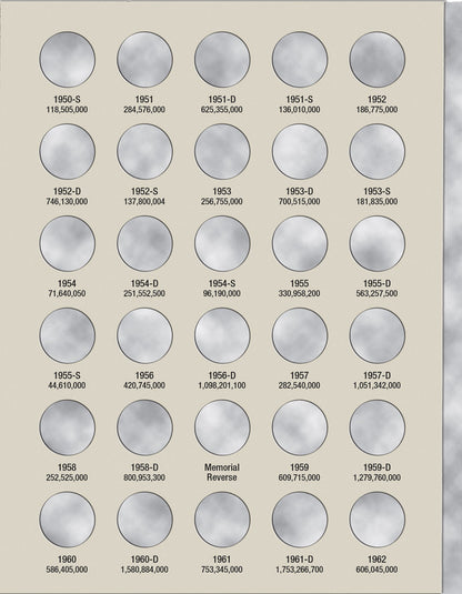 Harris Folder: Lincoln Cents #2 1941-1974 #2673