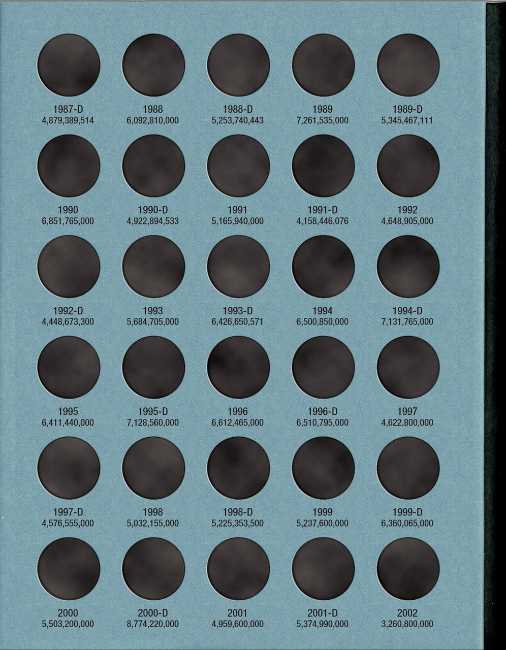 Whitman Folder: Lincoln Cents #3 1975-2013 #9033