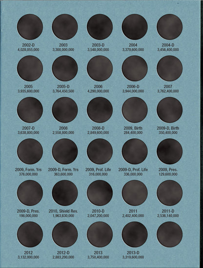 Whitman Folder: Lincoln Cents #3 1975-2013 #9033